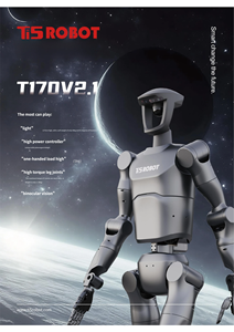 Robot humanoïde bipède en métal pleine grandeur Ti5, 42 degrés de liberté, plateforme IA pour la recherche, l'éducation et l'exposition - Vente Flash - Product Image 2