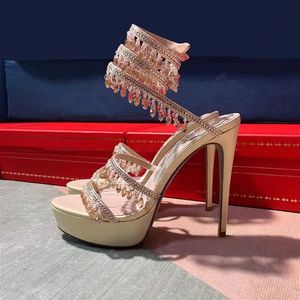 Sandalias Plataforma Pearl Sandals Shoes Platform Around Ankle <b>Wrap</b> Heels for Women New - Product Image 2