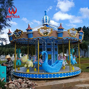 Carrusel de 24 Asientos para Niños, Equipo de Diversión, Atracción de Feria, Carrusel Giratorio - Product Image 3