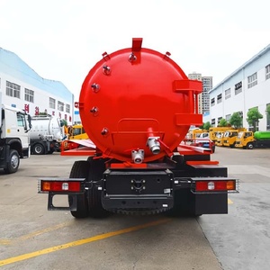 Camión de Limpieza de Alcantarillado Diésel de Uso Pesado, Capacidad del Tanque de 20 CBM, Tracción 6x4, Vehículo de Dragado de Alcantarillado para Saneamiento Municipal - Product Image 6