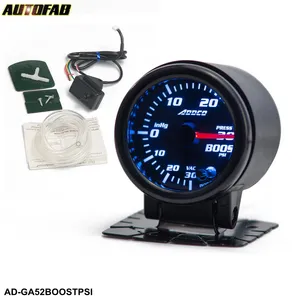 ADDCO Racing Car Turbo Boost Gauge PSI 2 "52mm 7 colori LED Smoke Face Auto Sport Meter AD-GA52BOOSTPSI