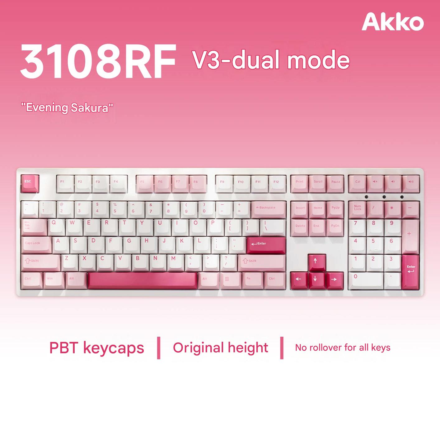 ไวท์-เลท เชอร์รี่ บลอสซัม-3108 RF V3-แบบมีสาย+บลูทูธ