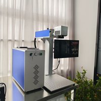 Nueva Máquina de Marcado Láser de CO2 Portátil de 50W, Refrigerada por Aire, de Alta Precisión, con Conectividad de Red, Compatible con Formatos AI/DXF/DWG