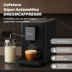 Cafetera espresso DreamCafesso Grunkel de 20 bares, súper automática, con espumador de leche para uso doméstico. - Product Image 4