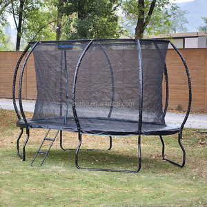 Zoshine, superventas, 8x14 pies, trampolín ovalado para exteriores, parque infantil, trampolines para saltar, <span class=keywords><strong>comprar</strong></span> trampolín elástico para exteriores con Laddar - Product Image 4