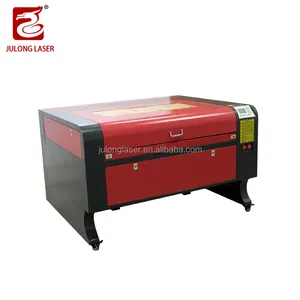 Julong CNC 1080 1060 CO2 machine de découpe laser, mini machine de découpe laser ruida 80W 100W