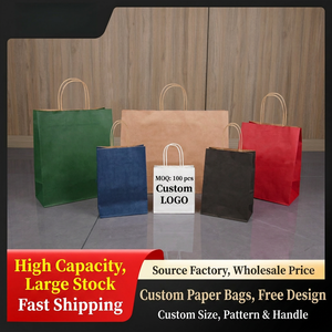 Sacs shopping en papier personnalisés imprimés en gros, OEM, haute qualité pour <span class=keywords><strong>la</strong></span> vente au détail de vêtements et l'emballage de cadeaux pour boutiques - Product Image 2