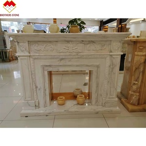 <span class=keywords><strong>Chimenea</strong></span> de Mármol con Base y Marco Tallados en Ónix, Instalación de <span class=keywords><strong>Chimenea</strong></span> de Mármol, Tamaño Personalizado - Product Image 2