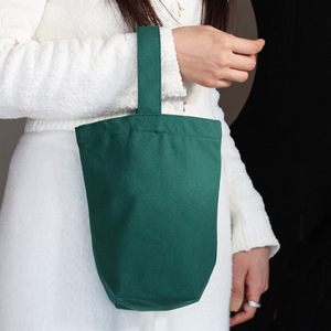 Bán Buôn Tái Sử Dụng Mini Bông Vải Tote Túi Có Thể Gập Lại Handmade Mua Sắm Túi Biểu Tượng Tùy Chỉnh Cho Có Thể Tái Chế Nến Dán - Product Image 4