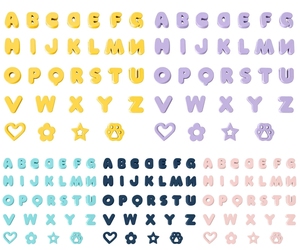 강아지 & 고양이 목걸이 DIY 만화 캐릭터 개인 맞춤 슬라이딩 버클 잠금 장치 (강아지와 고양이 모두 사용 가능) - Product Image 4