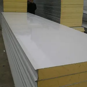 Panel Wall Panel Thermal Insulation 50~200mm Thickness Polyurethane PU Sandwich Panel Roofing And Wall Boards