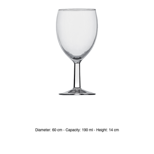 Verre à vin Savoie 19 cl Arcoroc H 14 cm Ø 6 cm - Product Image 3