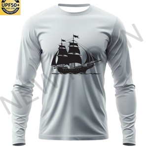 Camisa de Pesca para Hombre con Logotipo Personalizado, Protección Solar, Manga Larga - Product Image 5