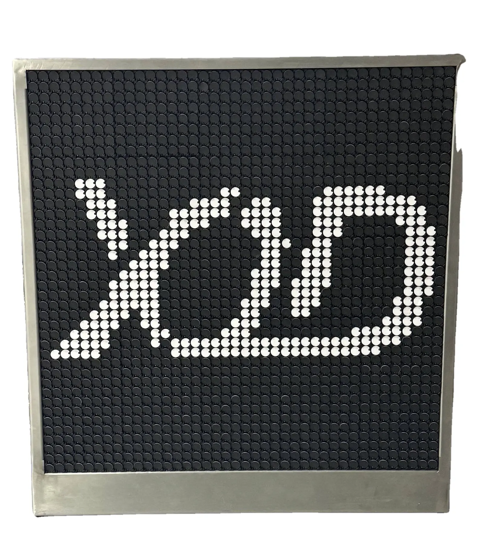 XQD заводская цена новый дизайн цена DC12V DMX Матрица 8x8 светодиодная цифровая реклама дисплей для такси