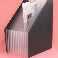 Organizador de archivos de acordeón, carpeta de archivos en expansión con cubierta extensible, organizador de documentos de pie, caja de archivo
