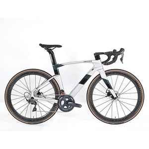 Bicicleta de Carretera de Fibra de Carbono 2026, Cyclonepro 105 Groupset, Bicicleta de Carretera Profesional de 22 Velocidades con <span class=keywords><strong>Frenos</strong></span> de Disco, 700c, de Carreras, de Carbono - Product Image 1