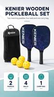 Ensemble de raquettes de pickleball en fibre de carbone pour l'extérieur – Vente chaude en gros directement de l'usine