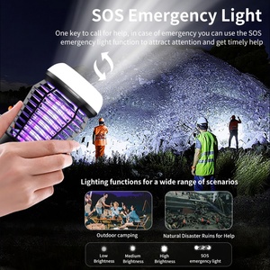 Lámpara Antimosquitos Multifuncional Recargable con Luz de Camping y Luz de Emergencia SOS - Product Image 5