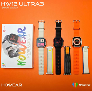 Reloj Inteligente DF HW 12ultra3 con IA para Salud y Ejercicio, Pantalla AMOLED, Carga Magnética, Monitorización del Sueño y Caja de Acero - Product Image 1