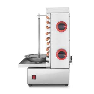 Machine à shawarma, machine à cuire le <span class=keywords><strong>poulet</strong></span> shawarma, rôtissoire verticale à gaz, four à gyro, machine à kebab doner - Product Image 4