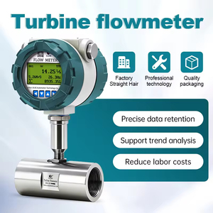 <span class=keywords><strong>D</strong></span>ébitmètre à turbine numérique SS304, sortie impulsion 4-20mA RS485, filetage femelle pour la <span class=keywords><strong>mesure</strong></span> du diesel, du lait, de l'alcool, du méthanol et de l'eau - Product Image 2