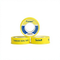 Ruban d'étanchéité en PTFE à usage général FW870, 12 mm, 0,075 mm, 10 m, pour la plomberie, les conduites d'eau et de gaz