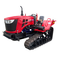 Traktor Crawler Mini, Traktor Kebun Crawler, Excavator Traktor Crawler untuk Kebun, Rotary Tiller, Cultivator