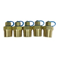 1/2\" NPT Male Brass Thread for Test Plug with Neoprene Valve Core Instrument Parts & Accessories