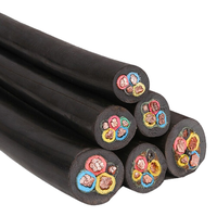Cable de Alimentación de Cobre Multifilar Aislado con Goma Flexible y Duradero, Personalizado OEM, para Proyectos de Cableado en Construcción, Fábricas y Edificios
