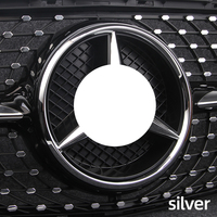 Logo creux pour modification de calandre, compatible avec Mercedes Benz Classe C, Classe E, Classe A, Classe B, CLA, GLA, GL, GLK, ML, W204, W205, W213, W253