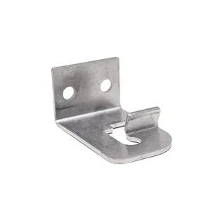 Custom L Shape bracket Clips Sheet Metal Fabrication Services Stainless Steel Stamping Parts Stamped wall mounting bracket