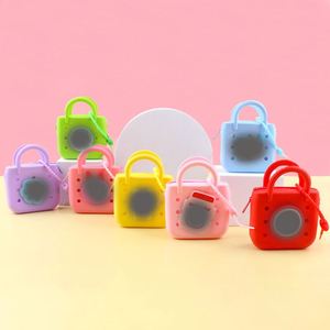 Children's Jelly Silicone Bag Colorful DIY square <b>Coin</b> <b>Purse</b> School Tour Beach Bag - Product Image 3