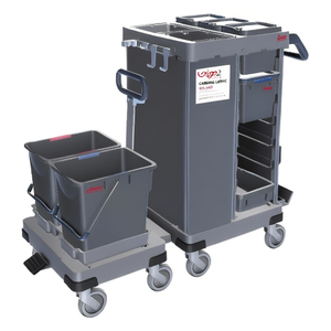 Carrello per Pulizie Origo2 Basic 534.540 con Contenitori e Scomparti Portaoggetti per Uso Professionale - Product Image 2