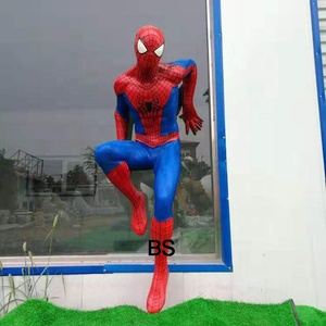 Decorazione domestica artigianato a grandezza naturale Action Figure <span class=keywords><strong>Spiderman</strong></span> statua scultura in vendita - Product Image 4