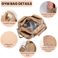 Sac à dos de sport en nylon souple grande capacité avec logo personnalisé, dernier design, imperméable, idéal pour la gym