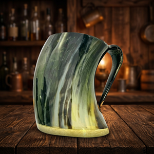 Jarra de Cuerno Hecha a Mano a Precio de Fábrica, Nuevo Diseño, Cuerno Natural Original Vikingo, Jarra de Cuerno Personalizada, Jarra Artesanal - Product Image 1