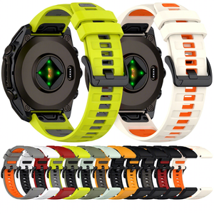 Trendybay - Bracelet de montre à dégagement rapide pour <span class=keywords><strong>Fenix</strong></span> 6 7 8 7X <span class=keywords><strong>Pro</strong></span> Epix, bracelet magnétique de remplacement bicolore pour <span class=keywords><strong>Fenix</strong></span> 6 <span class=keywords><strong>Pro</strong></span> - Product Image 1