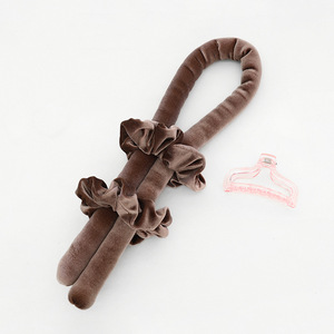 Oferta Especial: Diadema <span class=keywords><strong>Rizador</strong></span> de Pelo <span class=keywords><strong>Sin</strong></span> <span class=keywords><strong>Calor</strong></span> de Esponja de Terciopelo para Ondas Duraderas, con Coleteros y Pinzas - Product Image 6