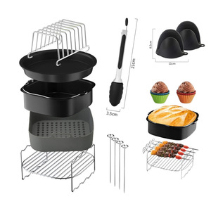 Teglie Rettangolari Multifunzionali <span class=keywords><strong>in</strong></span> Acciaio al Carbonio per Muffin, per Preparazione Quotidiana dei Pasti Familiari, con Coperchio e Manico - Product Image 5