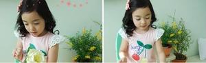 Wholesale Children Clothing Wear Casual Short Sleeve Cotton T-Shirt With Fruit Printed Kids Girls From Chinese Supplier - Product Image 5