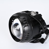 Phare avant universel à LED laser, mise à niveau, double couleur, bi-faisceau, super lumineux, effet Fisheye, pour voiture et moto