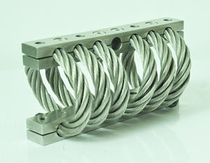 Amortisseur <span class=keywords><strong>non</strong></span> <span class=keywords><strong>linéaire</strong></span> d'isolateur de <span class=keywords><strong>vibration</strong></span> de câble métallique JGX-1276A-92A pour des conditions de travail complexes - Product Image 1