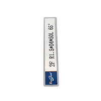 R1.5*D4*50L 65 °   Fraise à queue sphérique en carbure monobloc R1.5, 2 dents, angle de hélice 65°, pour usinage CNC