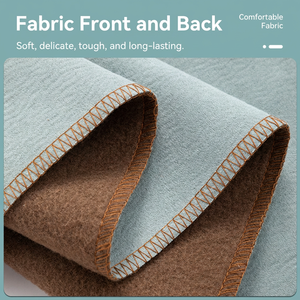 Tree Grain Suede <b>Fabric</b> Thick Embossed Double Base Cloth Soft For Sofa Upholstery Pillow Background Decor - Product Image 3