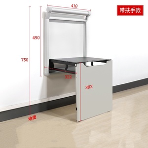 Modern Stainless Steel Folding Shoe-Changing <b>Stool</b> with Dual-Directional Buffer Damping for Apartment <b>Dining</b> Hotel Use - Product Image 2