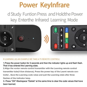 Souris volante sans fil M8 2.4G, mini clavier, télécommande pour Android TV Box, <span class=keywords><strong>Windows</strong></span>, Linux - Product Image 4