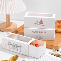 Boîte à tiroirs en papier personnalisée de 2mm d'épaisseur pour l'emballage alimentaire de petits pains à gâteaux Sandwich Pâtisserie Biscuits Artisanat avec impression personnalisée