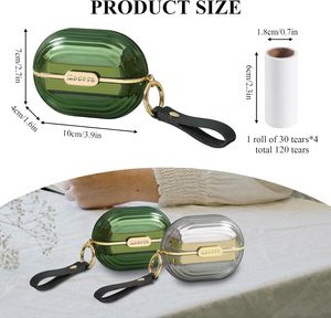 Mini Portable Dual Purpose Pet Lint Remover Fabric Brush and Sticky Retractable Tearing Cloth Lint Roller - Product Image 2