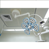 Lampe chirurgicale électrique manuelle à tête unique, LED, réglable, montage certifié CE, sans ombre, pétales en plastique et métal