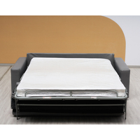 Precio al por mayor Color gris Diseño moderno Sofá plegable Cum Bed Muebles Sala de estar Sofá cama con colchón que ahorra espacio